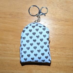 Heart Pattern Keychain Pouch